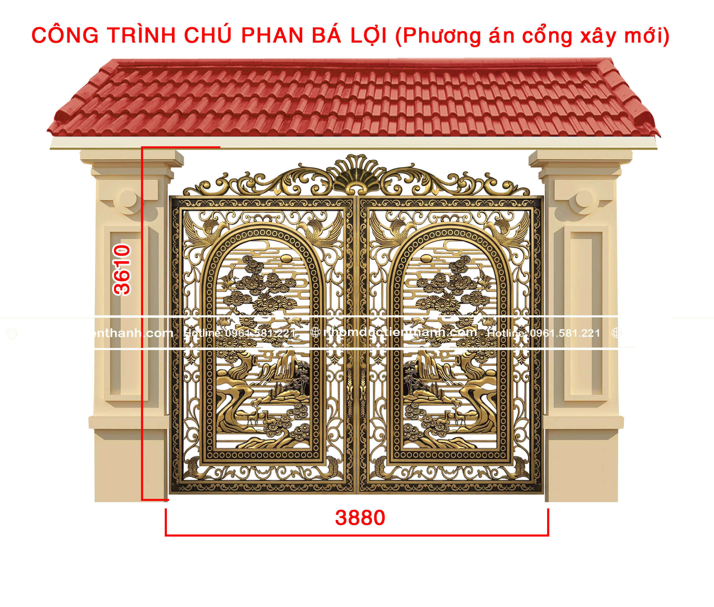 Bảng giá cổng nhôm đúc 2026: chi phí và lựa chọn tối ưu