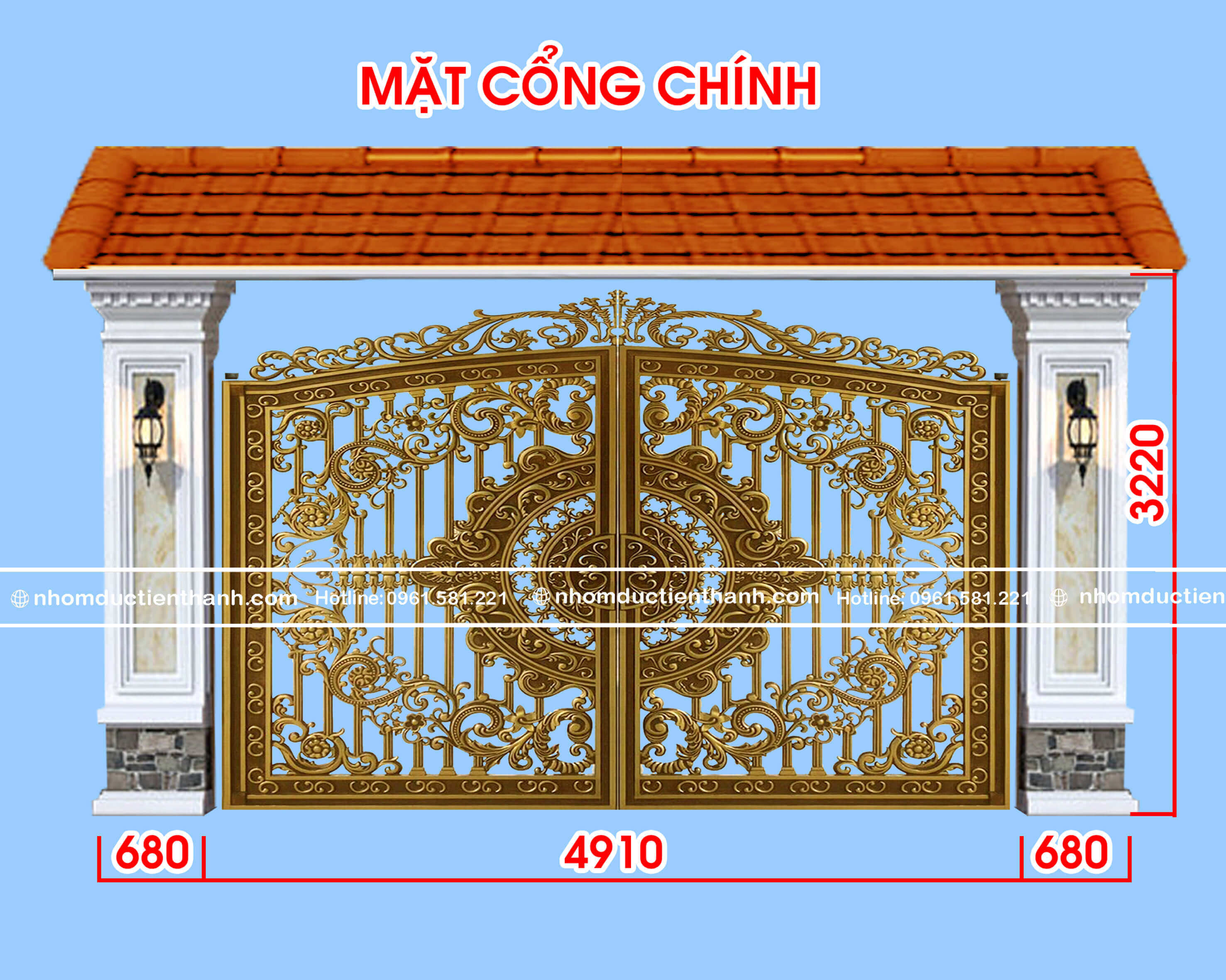 Chọn cổng nhôm đúc nhà phố: Hướng dẫn chi tiết 2026