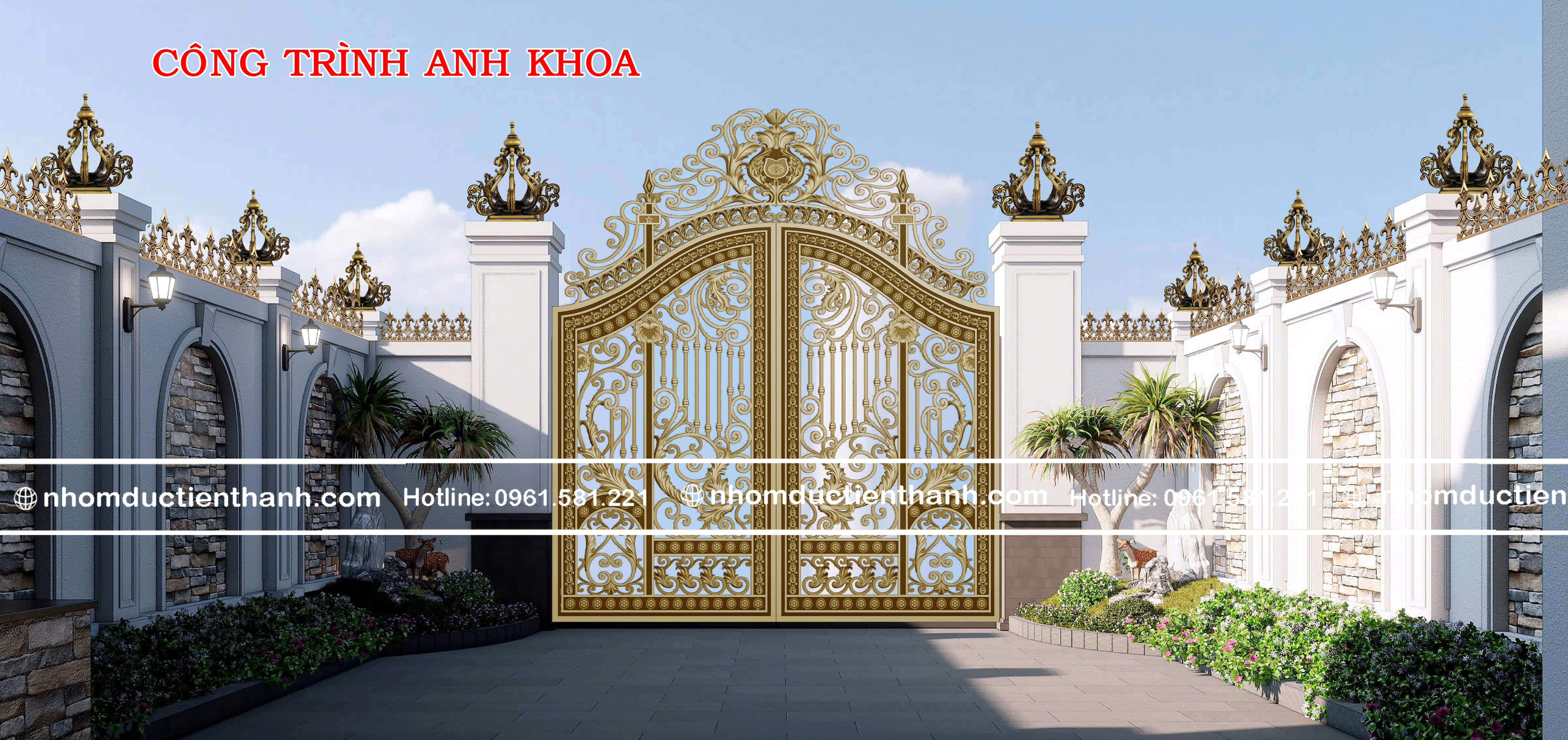 Chọn mẫu cổng nhôm đúc đẹp: Hướng dẫn chuyên sâu từ A-Z