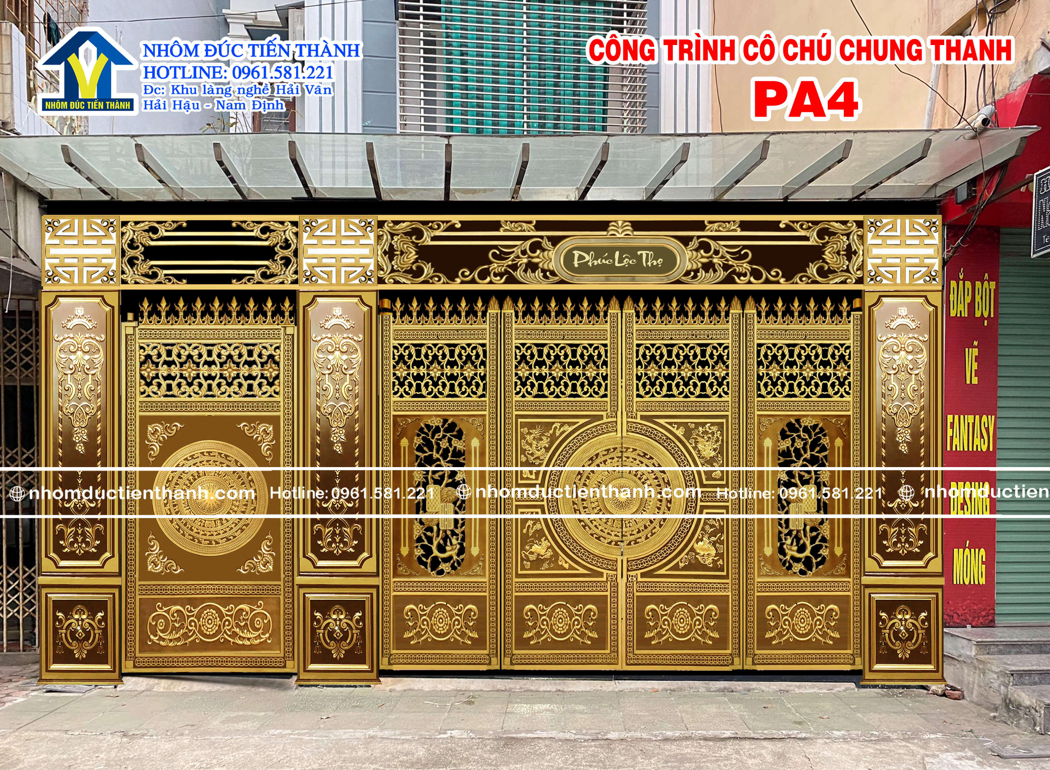 Cổng nhôm đúc tân cổ điển: Hướng dẫn chuyên sâu từ Tiến Thành 2026