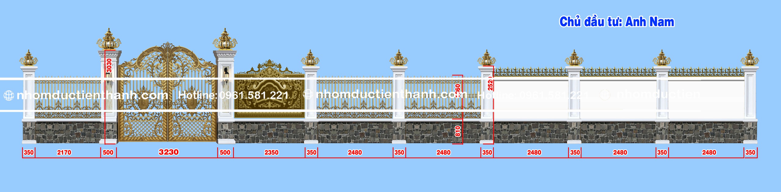 Cổng nhôm đúc sân vườn C-175 - Cổng Nhôm Đúc cao cấp 2026