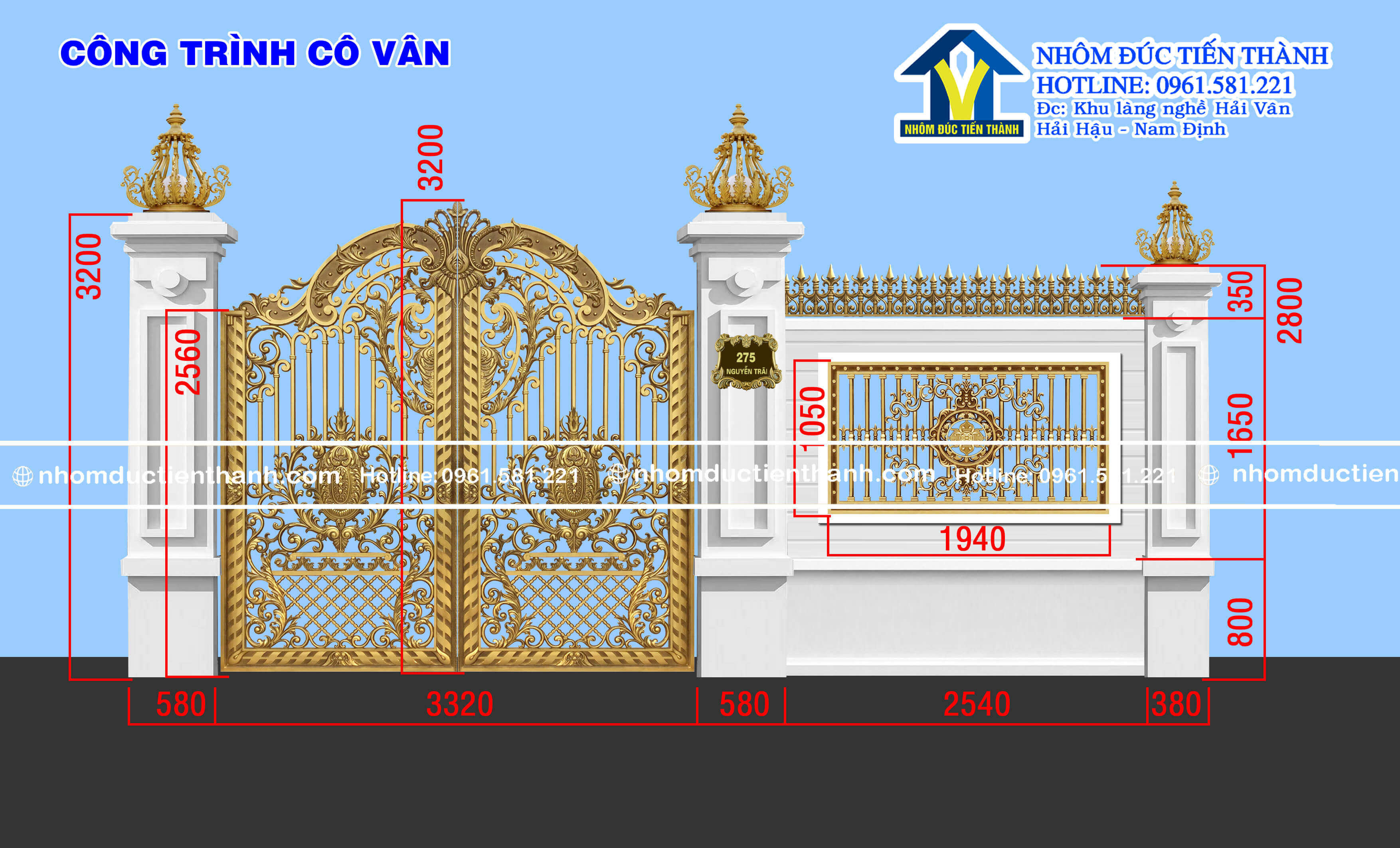 Đơn giá cổng nhôm đúc 2026: Phân tích và lựa chọn thông minh