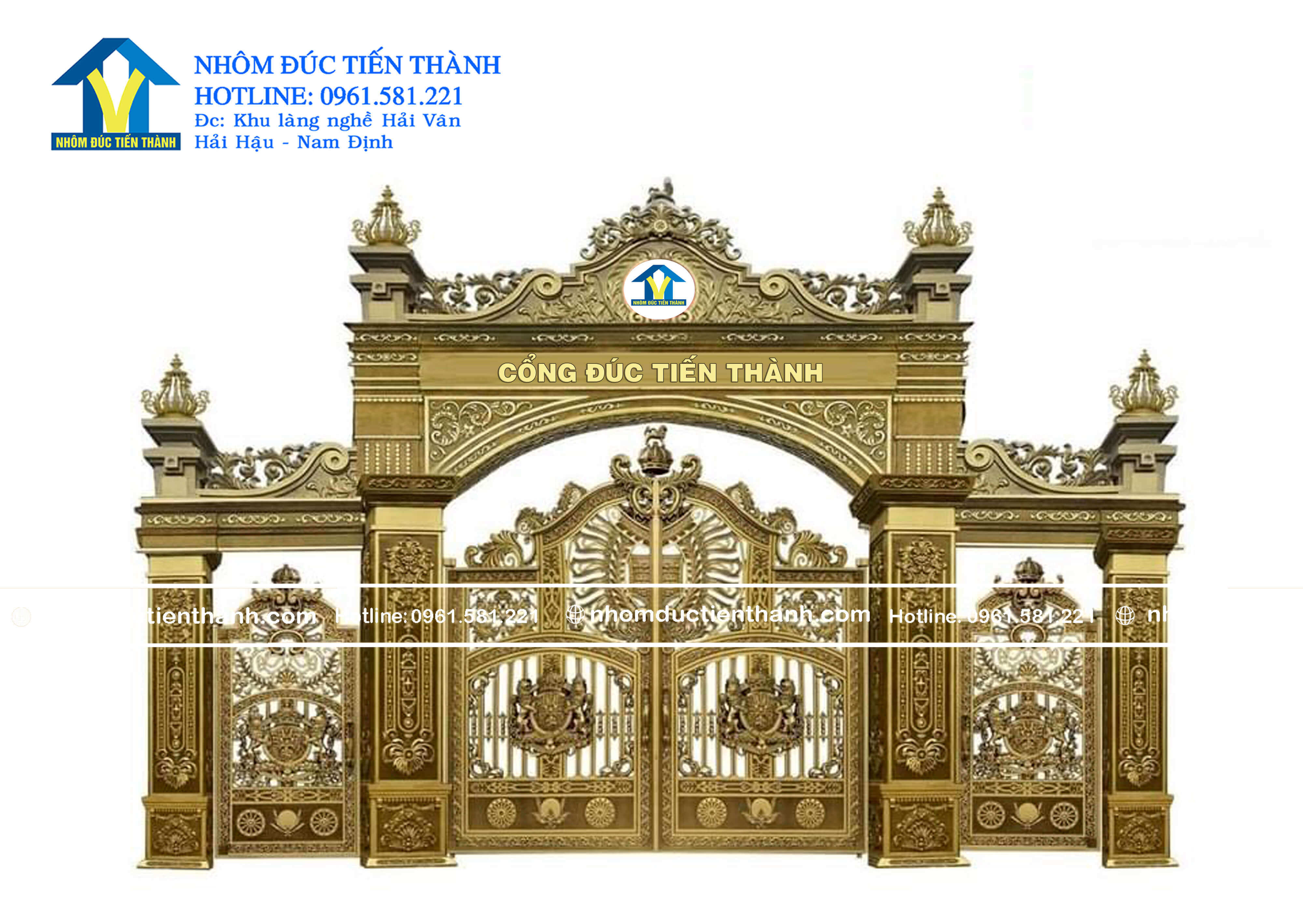 Mẫu cổng nhôm đúc cổ điển: hướng dẫn chọn chuẩn cho biệt thự 2026