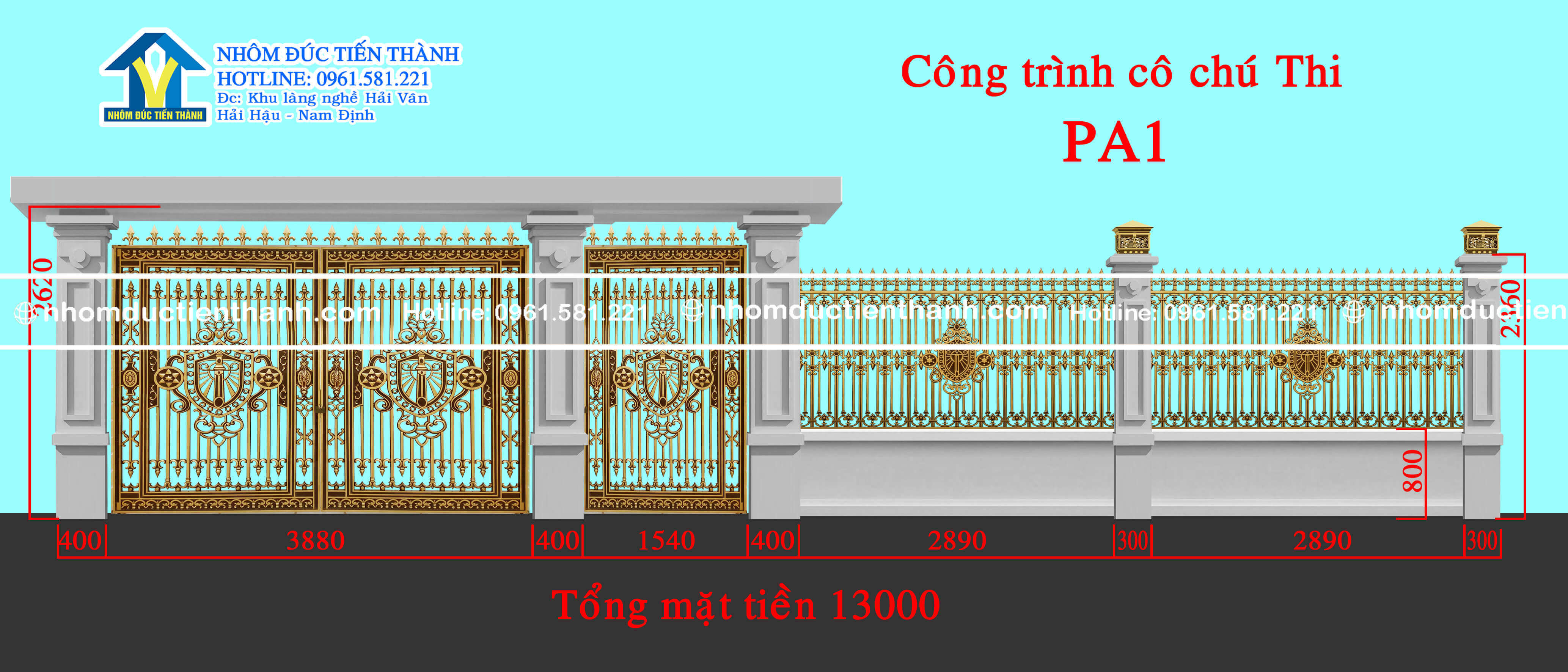 quy trình nghiệm thu cổng nhôm đúc chuẩn chuyên gia 2026