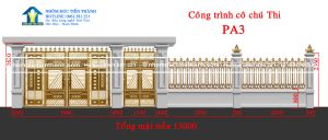 Cách tính phong thủy chiều rộng cổng nhôm đúc theo mệnh gia chủ