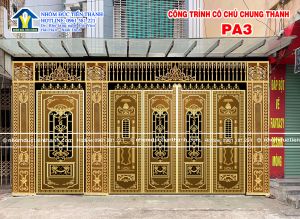 Cấu tạo cổng nhôm đúc: Chuyên gia phân tích chi tiết từ A-Z