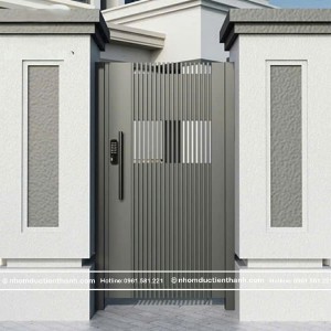 Cổng nhôm đúc hiện đại C-146