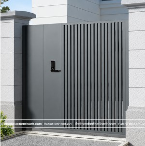 Cổng nhôm đúc hiện đại C-153