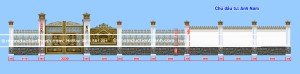 Hàng rào nhôm đúc sân vườn HR-0832 - Hàng Rào Nhôm Đúc cao cấp