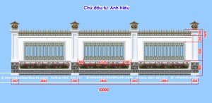 Hàng rào nhôm đúc chông giáo HR-0825 - Hàng Rào Nhôm Đúc cao cấp