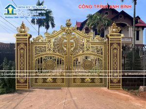Kiểm tra chất lượng mối hàn, độ dày cổng nhôm đúc
