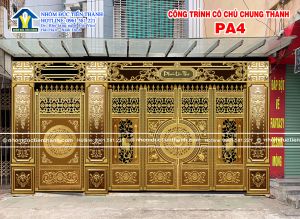 Kinh nghiệm chọn đơn vị thi công cổng nhôm đúc uy tín