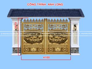 Kinh nghiệm phối màu sơn cổng nhôm đúc cho biệt thự bền đẹp