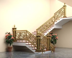 Mẫu lan can cầu thang nhôm đúc bền đẹp và cách nhận biết chất lượng