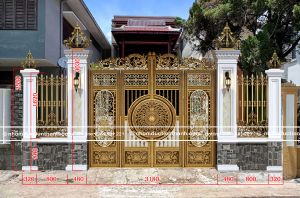 Yếu tố ảnh hưởng giá cổng nhôm đúc: hướng dẫn chi tiết 2026